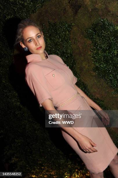 Leelee Sobieski attends Chanel's Tribeca Film Festival dinner at Odeon. Sobieski wears Chanel.