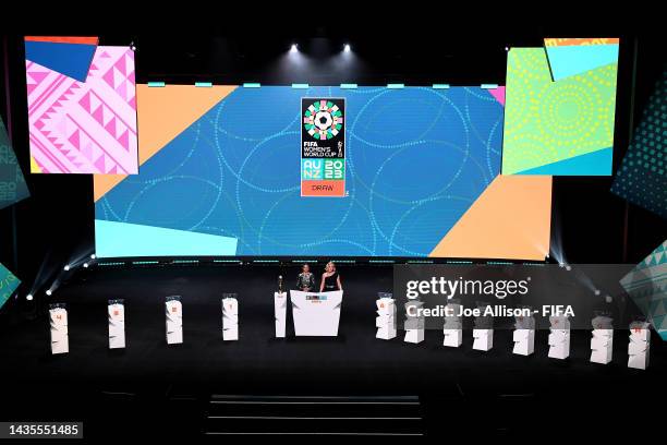 General view is seen during the FIFA Women's World Cup 2023 Final Tournament Draw at Aotea Centre on October 22, 2022 in Auckland, New Zealand.