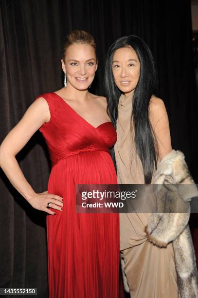 Katharina Harf and Vera Wang attend the DKMS 6th annual Linked Against Blood Cancer gala at Cipriani. The evening honored Heidi Klum and Alejandro...