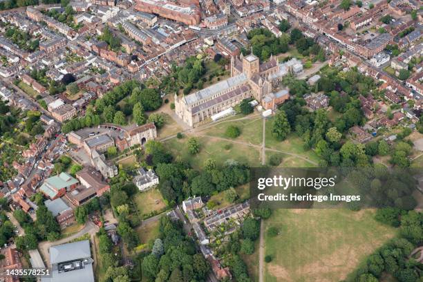 The Cathedral and Abbey Church of St Alban, Hertfordshire, 2017. Artist Damian Grady.