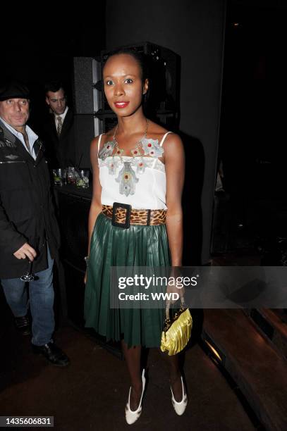 Shala Monropue attends Jason Wu's fall 2012 collection party at The Double Seven.
