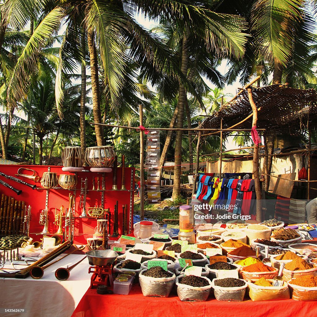 Spices at Indian market