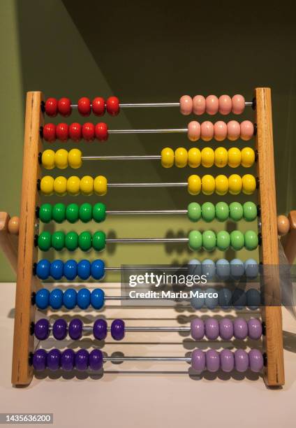 set of antique calculator - abacus abstract stock pictures, royalty-free photos & images