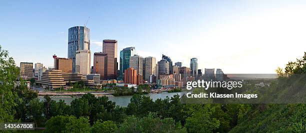 downtown calgary - calgary imagens e fotografias de stock