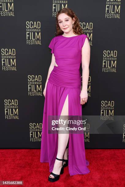 Kayli Carter attends The 25th SCAD Savannah Film Festival - Day 1 on October 22, 2022 in Savannah, Georgia.