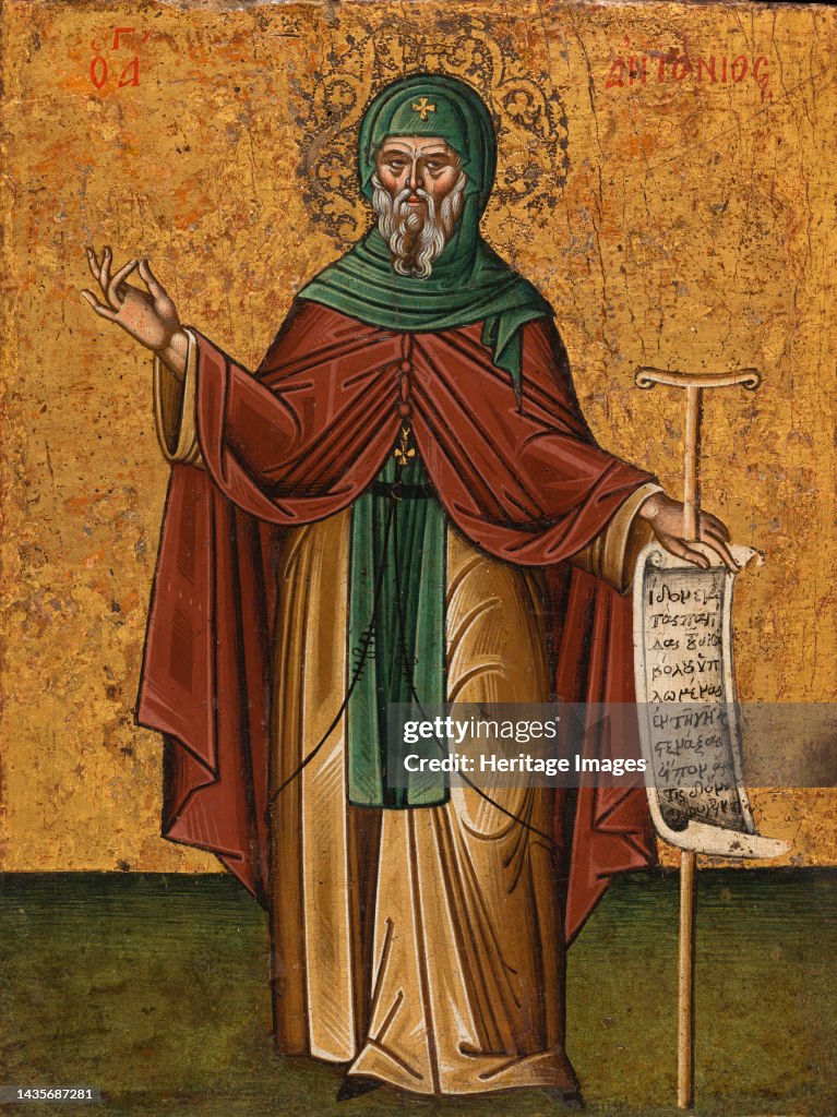 Saint Anthony Artist Cretan School News Photo Getty Images Saint Anthony Artist Cretan School News Photo Getty Images