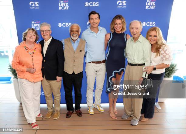 Cynthia Lauren Tewes, Fred Grandy, Ted Lange, Jerry O'Connell, Rebecca Romijn, Bernie Kopell and Jill Whelan aboard Discovery Princess on October 22,...