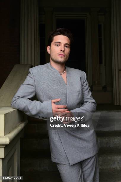 Ronen Rubinstein poses in the IMDb Portrait Studio at the 2022 Outfest Legacy Awards Gala at Paramount Studios on October 22, 2022 in Los Angeles,...