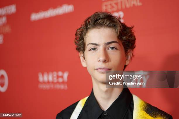 Jacob Tremblay attends Netflix's My Father's Dragon Animation is Film Premiere at TCL Chinese 6 Theatres on October 22, 2022 in Hollywood, California.