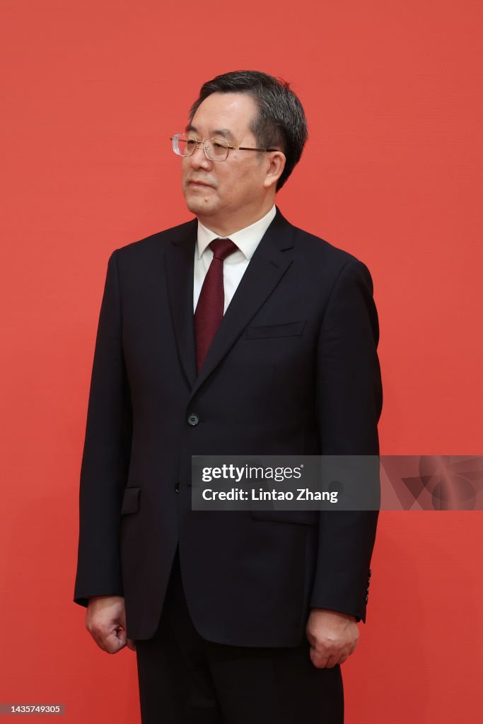 China's Standing Committee Members Of The 20th CPC Central Committee Meet With Press