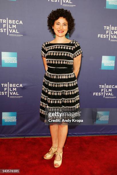 Director Jenny Deller attends Tribeca Talks After The Movie: Future Weather during the 2012 Tribeca Film Festival at the School of Visual Arts...