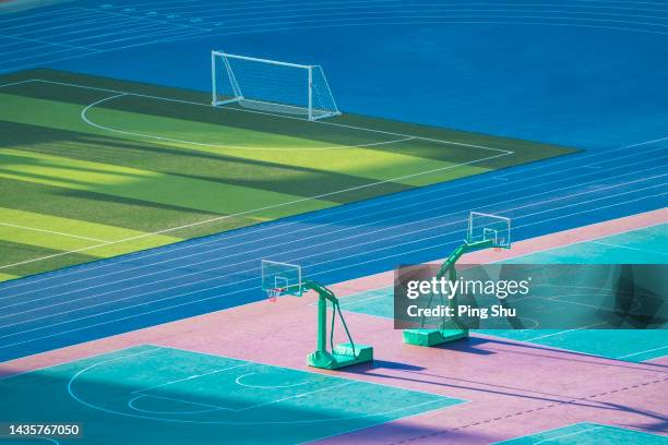 school stadium - china football stock pictures, royalty-free photos & images