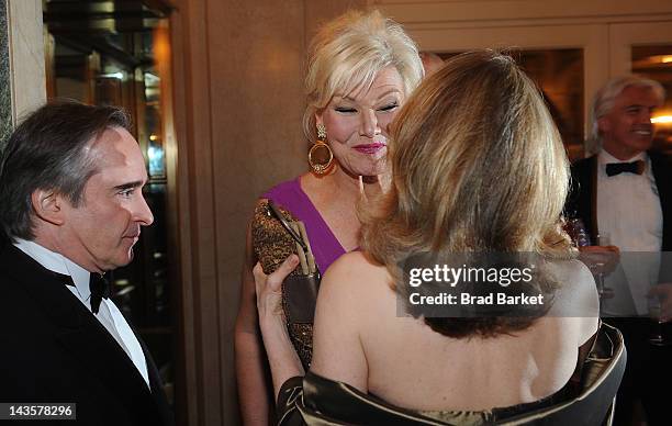 Conductor James Conlon, Soprano Karita Mattila, and Baritone Dmitri Hvorostovsky attends the 7th Annual Opera News Awards at the Grand Ballroom at...