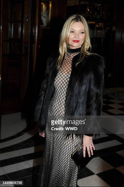 Kate Moss attends the 2011 British Fashion Awards at the Savoy Theatre.