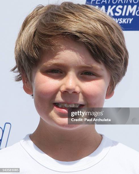 Actor Tarik Ellinger attends the Propel Zero Just Dance Off at Jimmy Kimmel Live! Studio Lot on April 29, 2012 in Hollywood, California.