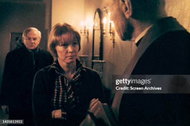 The Exorcist Ellen Burstyn and Max Von Sydow in scene from the William Friedkin 1973 classic.