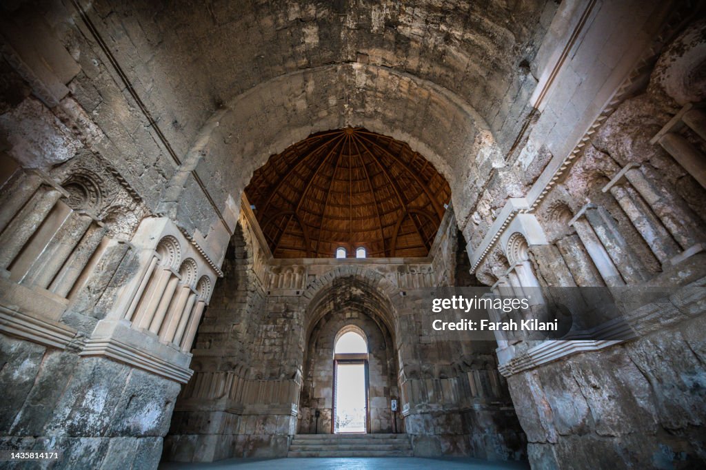 Interior View Of The Restored Umayyad Palace Taken During Daytime At ...