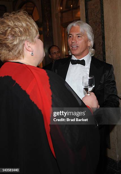 Soprano Stephanie Blythe and Dmitri Hvorostovsky attend the 7th Annual Opera News Awards at the Grand Ballroom at The Plaza Hotel on April 29, 2012...