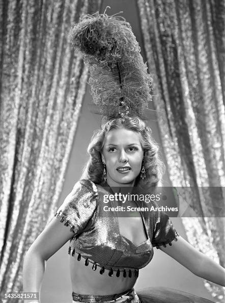 Janis Carter studio glamour pose in exotic costume. News Photo - Getty ...