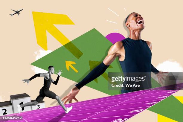 winning feeling - professional sportsperson stock pictures, royalty-free photos & images
