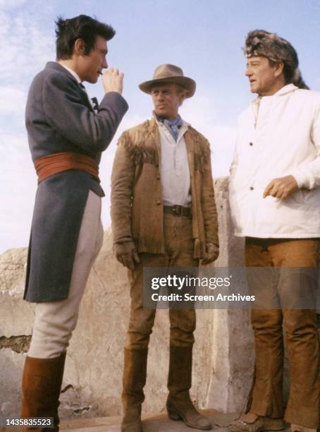 The Alamo John Wayne, Laurence Harvey and Richard Widmark from the classic 1960 western also directed by John Wayne.