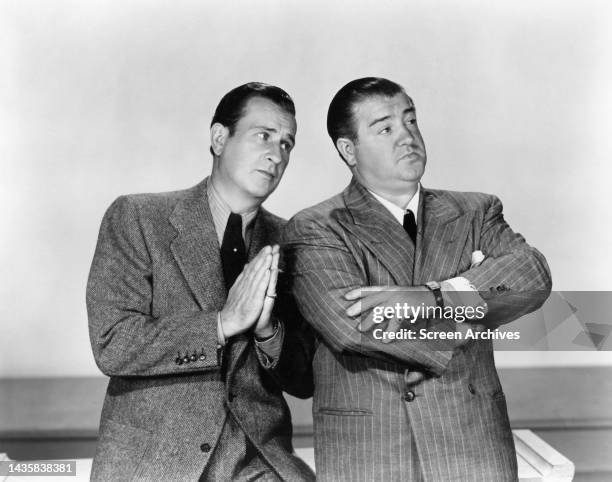 Bud Abbott and Lou Costello Universal Publicity Photo.