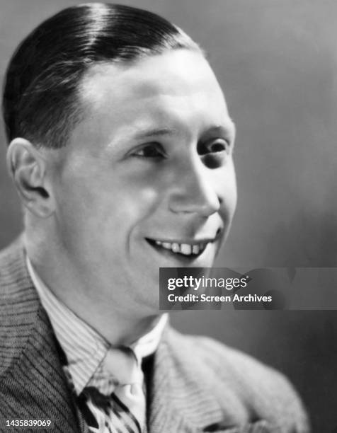 George Formby English actor, singer-songwriter and comedian smiling publicity portrait for the 1936 comedy film Keep Your Seats Please.