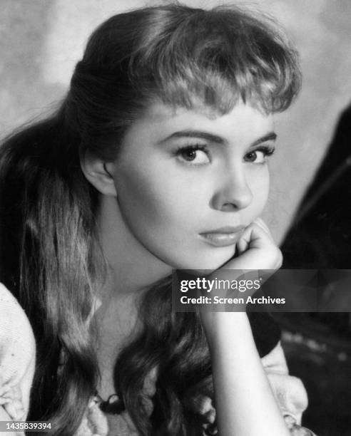 Jean Seberg Studio Portrait 1957, publicity portrait for her upcoming role in Saint Joan.