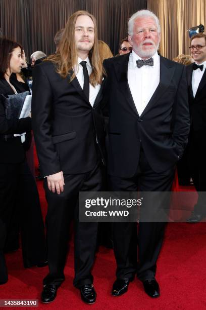 Brawley Nolte and Nick Nolte attend the 84th annual Academy Awards at the Hollywood & Highland Center.