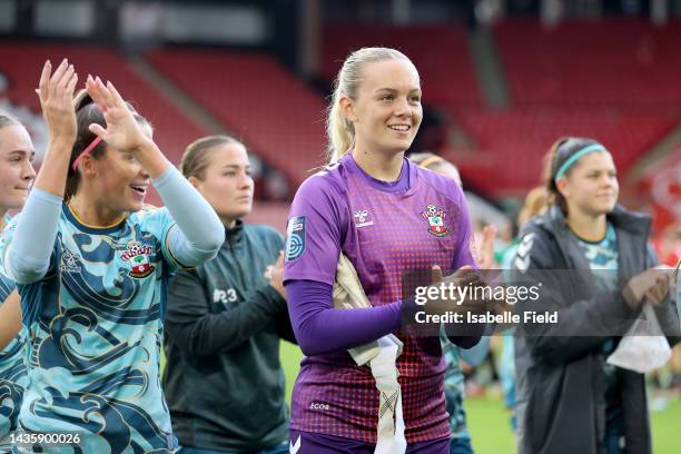 Kayla Rendell of Southampton during the Barclays FA Women's Championship match between Sheffield United Women and Southampton F.C. Women at Bramall...