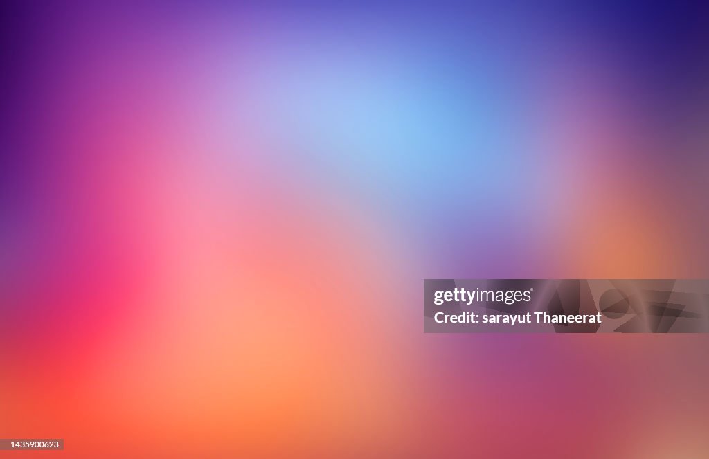Background blur colorful orange purple blue
