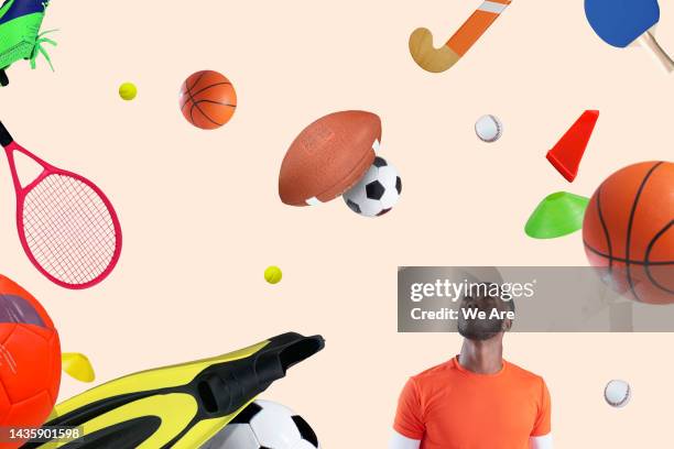 sports on the brain - calzature multicolore foto e immagini stock