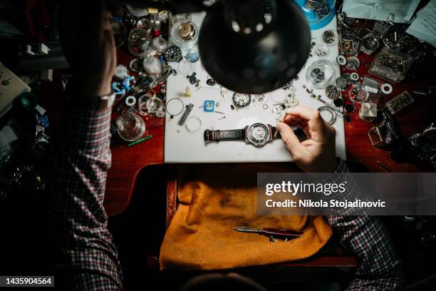 Man Fixing Clock 81 Old Man Fixing Clock Stock Photos, High-Res Pictures, and Images ...