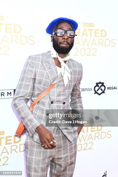 Kojey Radical attends the Rated Awards 2022 at Magazine London on October 23, 2022 in London, England.
