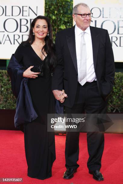 Catherine Rusoff and Ed O'Neill attend the 70th annual Golden Globe Awards at the Beverly Hilton.