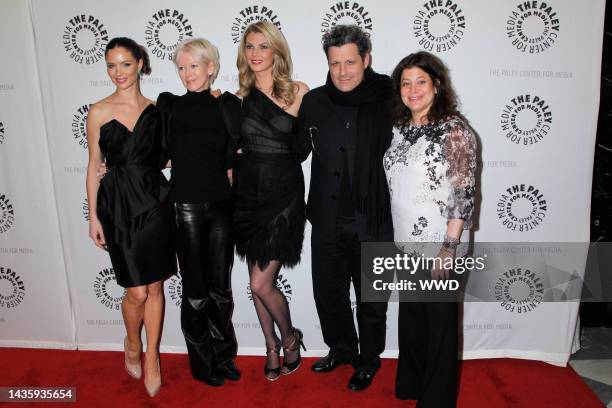 Georgina Chapman, Joanna Coles, Angela Lindvall, Isaac Mizrahi and Meryl Poster attend The Paley Center for Media's "Project Runway All Stars : The...