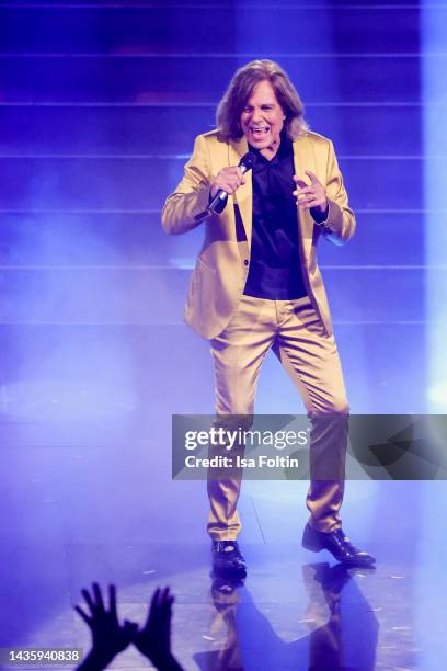 German singer performs live on stage at Das grosse Schlagerjubilaeum 2022 - Auf Die Naechsten 100! during the tv show