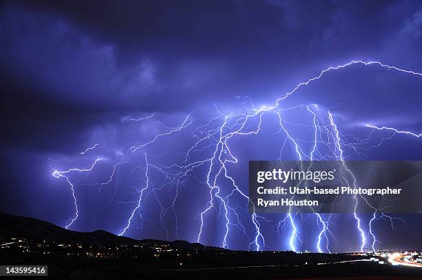 lightning - lehi stock pictures, royalty-free photos & images