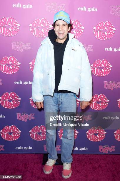 David Dobrik attends the Bratz 21st Birthday Party hosted by Cult Gaia and Stassie Karanikolaou at Goldstein Residence on October 22, 2022 in Beverly...