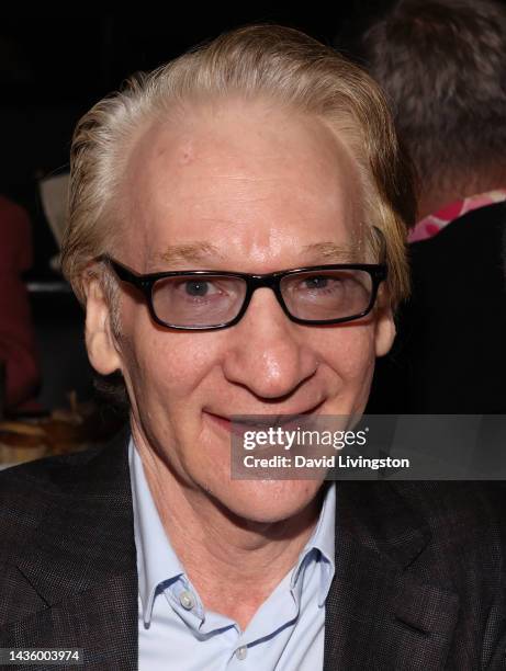 Bill Maher attends The National Comedy Center honoring George Schlatter at The Comedy Store on October 23, 2022 in West Hollywood, California.