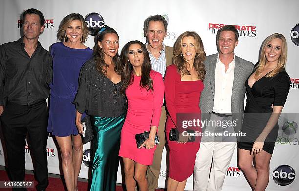 James Denton,Brenda Strong,Vanessa Williams,Eva Longoria,Doug Savant,Felicity Huffman and Andrea Bowen attends "Desperate Housewives" Series Finale...