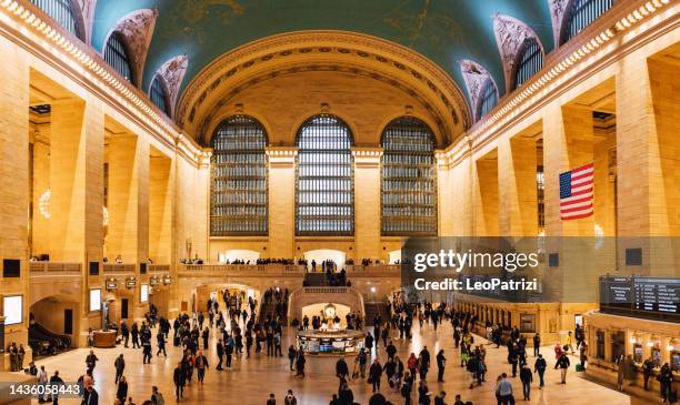 grand central terminal - estação imagens e fotografias de stock