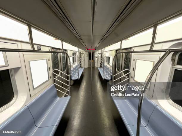 Empty Inside Train Inside A Subway Train Nyc Photos and Premium High Res Pictures - Getty ...
