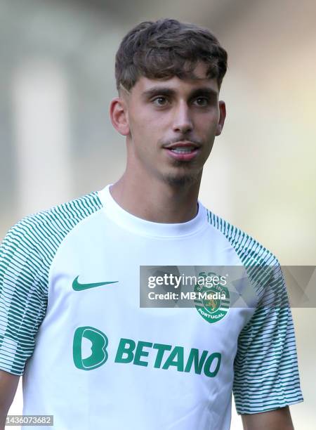 Headshot of Jose Marsa of Sporting CP on August 07, 2022 in Braga, Portugal.