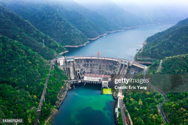 hydroelectric station - china reservoir stock pictures, royalty-free photos & images