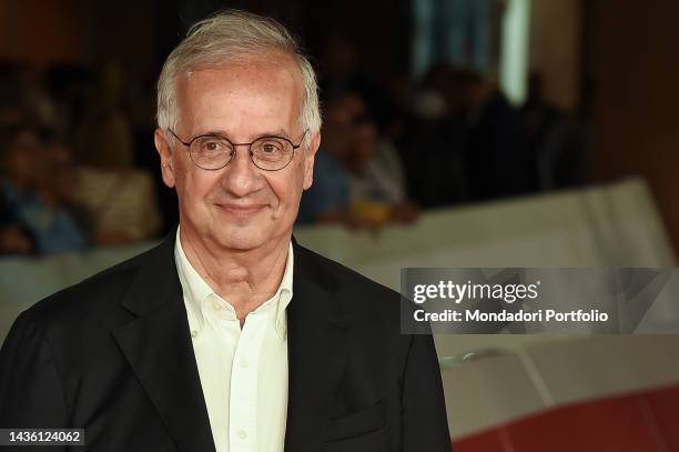 Italian former mayor, journalist and director Walter Veltroni at Rome Film Fest 2022. Ora Tocca a Noi - Storia di Pio La Torre Red carpet. Rome ,...