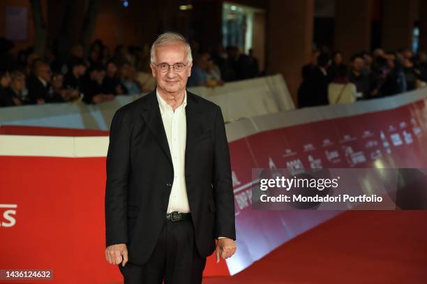 Italian former mayor, journalist and director Walter Veltroni at Rome Film Fest 2022. Ora Tocca a Noi - Storia di Pio La Torre Red carpet. Rome ,...