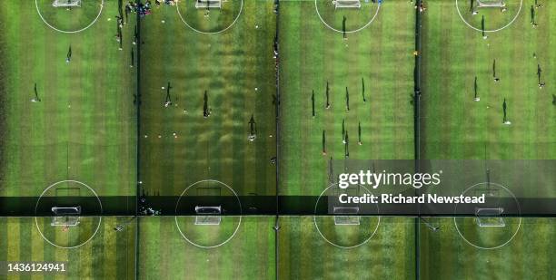 5-a-side football - penalty spot football stock pictures, royalty-free photos & images