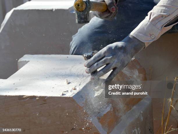 Hands Breaking Rocks Rock Breaking Hammer Photos and Premium High Res Pictures - Getty Images