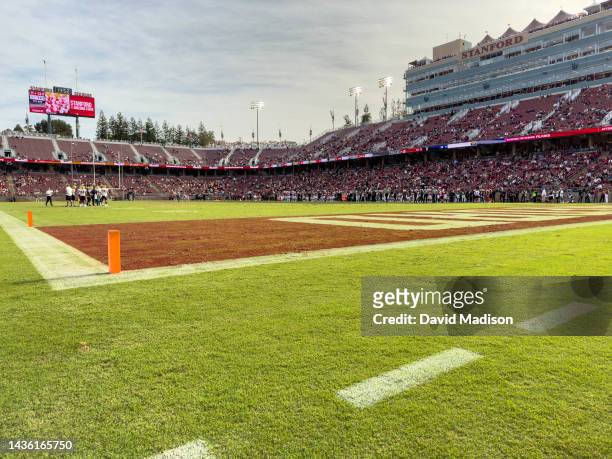 General view of Stanford Stadium during an NCAA Pac-12 college football game between the Arizona State Sun Devils and the Stanford Cardinal on...